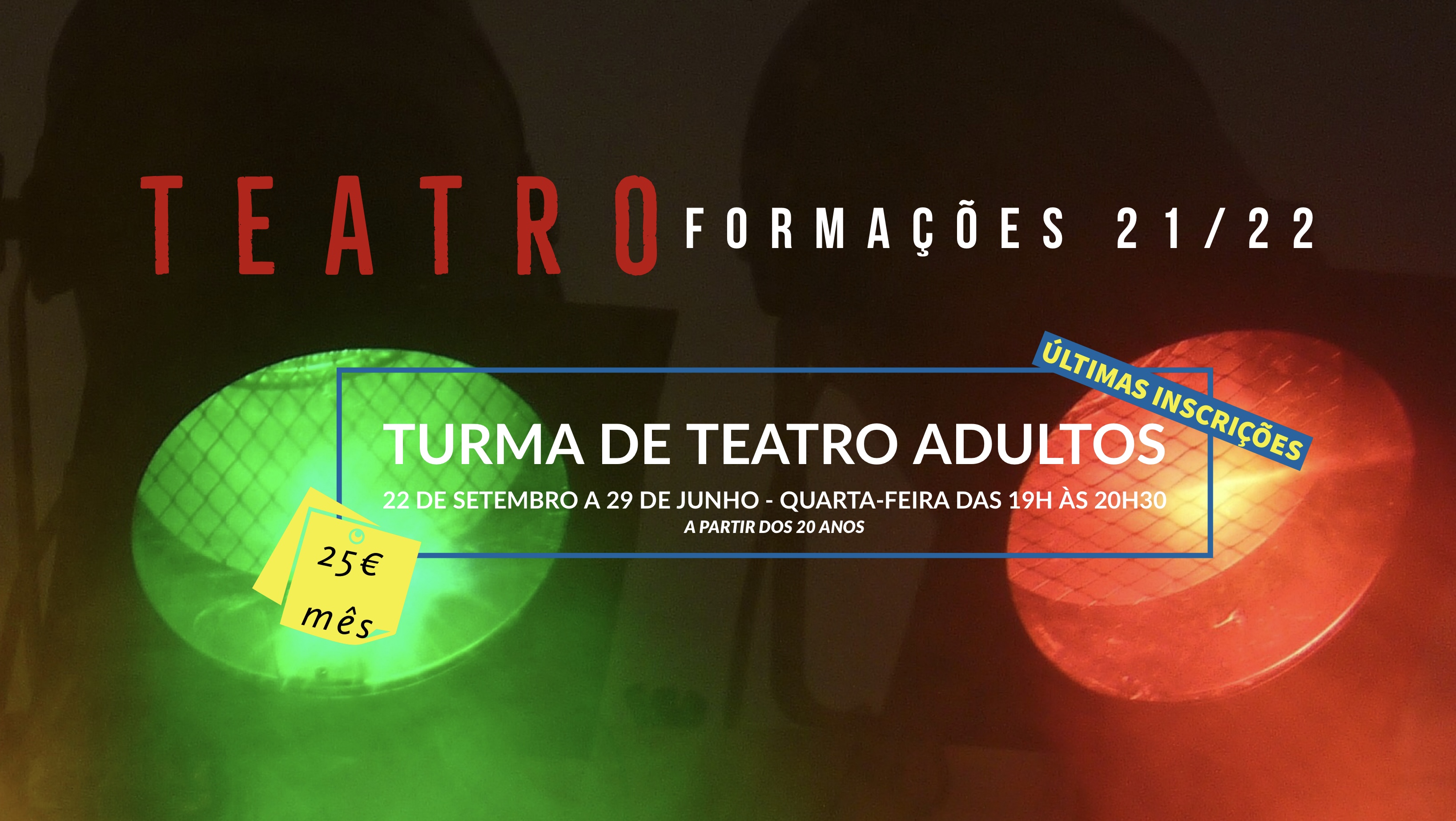 Aulas de Teatro 2021/ 2022